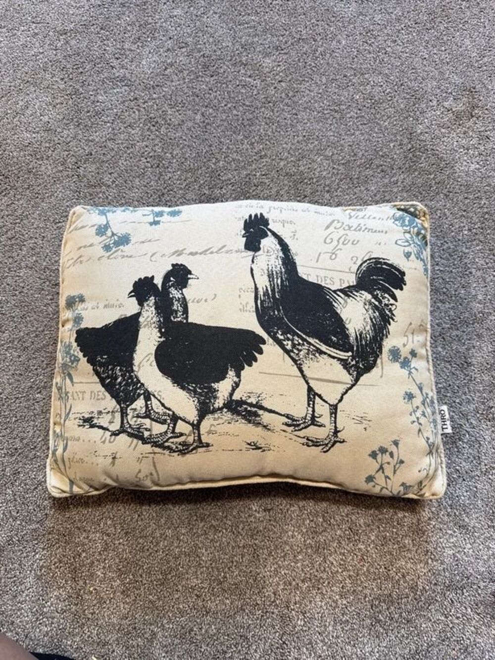 Theo by Marlo Lorenz - Chicken Accent Pillow